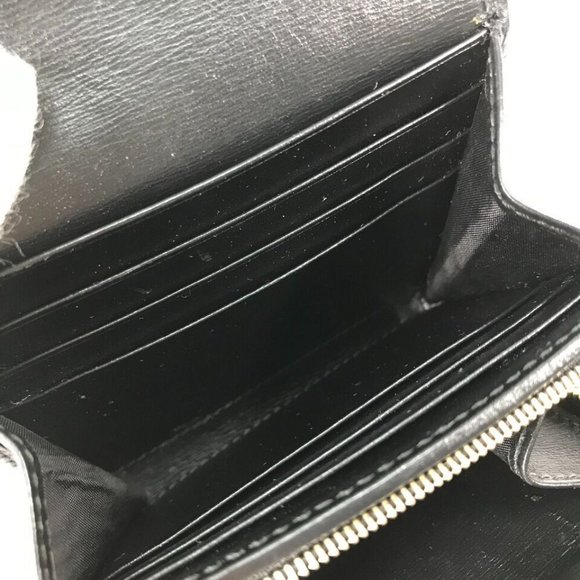 GUCCI 621891 Horsebit Medium wallet Folded wallet Leather Black - Picture 12 of 16